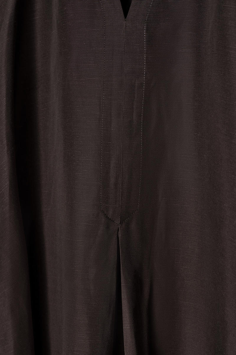 COS Aラインリネンブレンドマキシワンピース