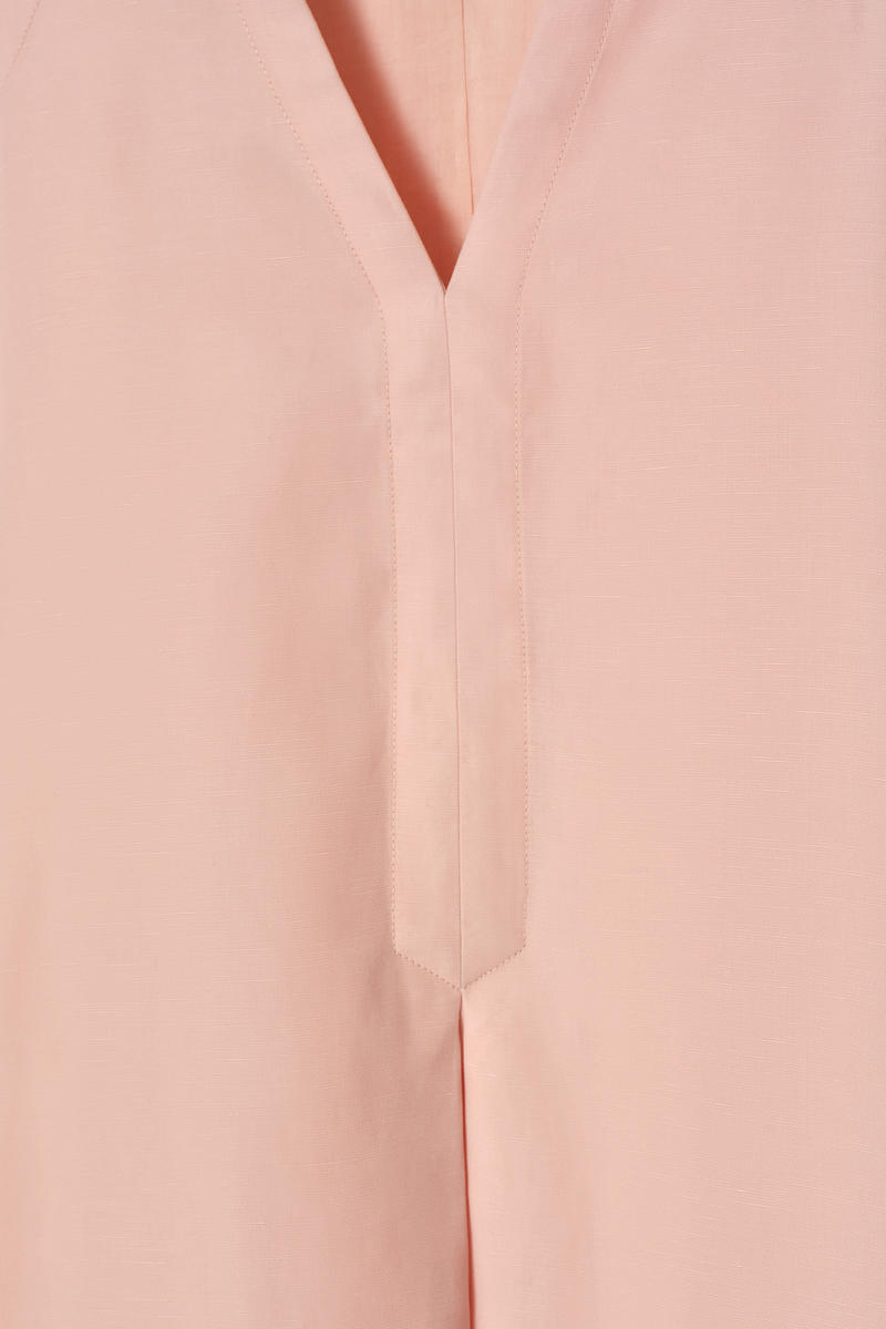 COS Aラインリネンブレンドマキシワンピース