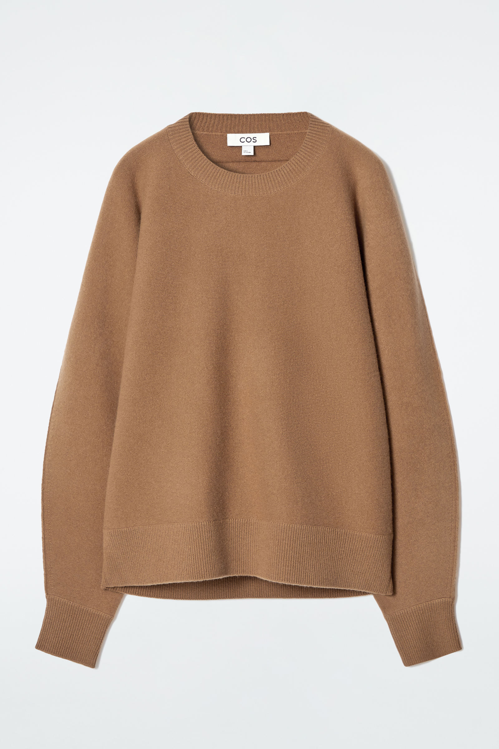 ROUNDED DOUBLE-FACED WOOL JUMPER ラウンドダブルフェイスウール