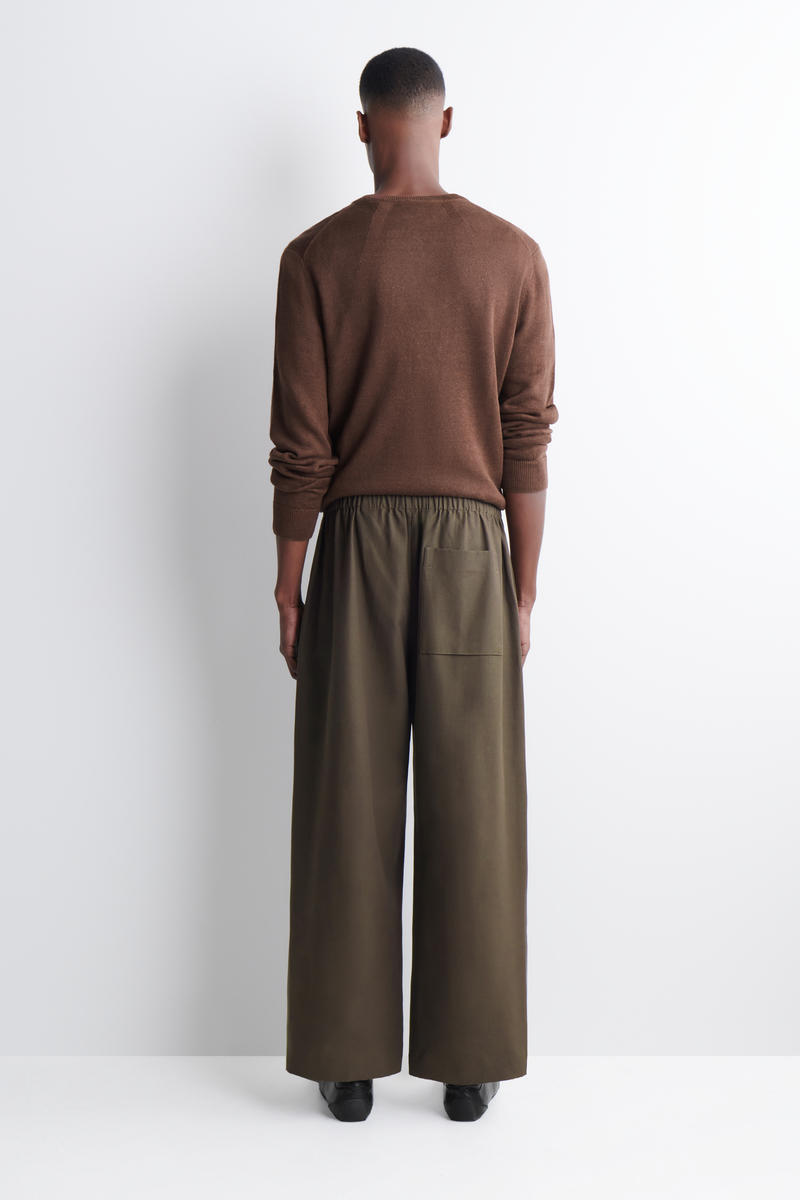 COS ドローストリング付きバレルレッグパンツ