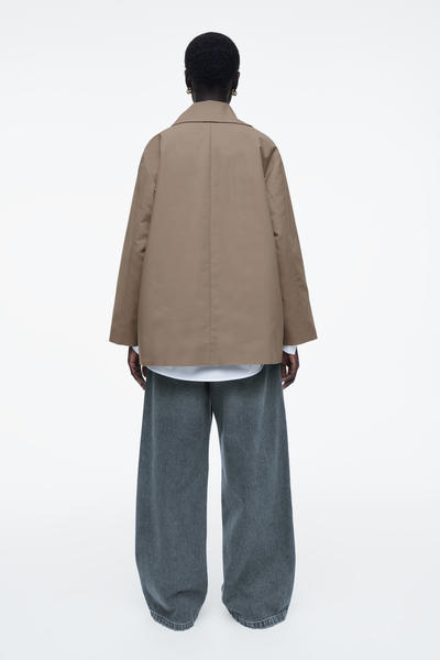 COS 襟付きコットンカージャケット