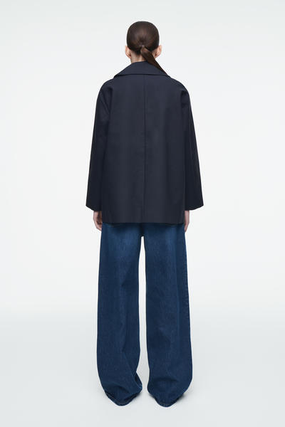 COS 襟付きコットンカージャケット