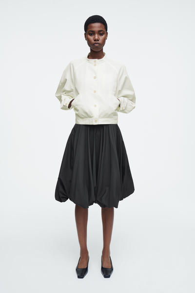 COS オーバーサイズ コットンボンバージャケット