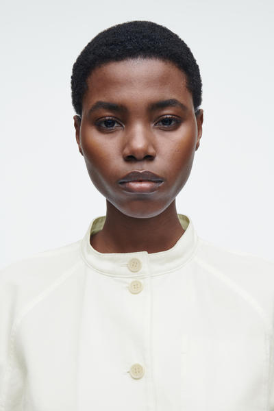 COS オーバーサイズ コットンボンバージャケット