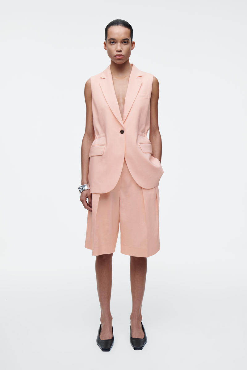 COS スリムリネンベスト