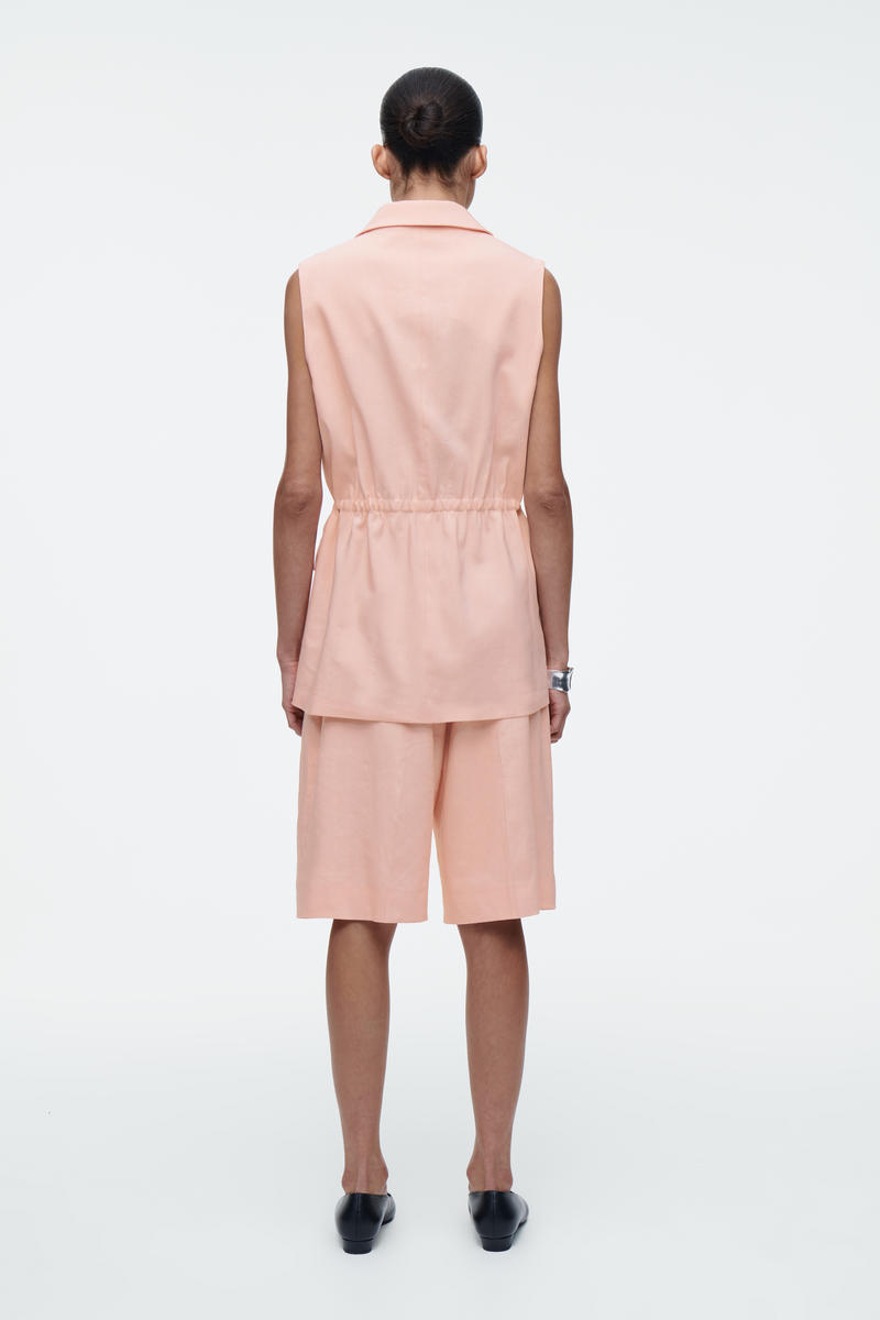 COS スリムリネンベスト