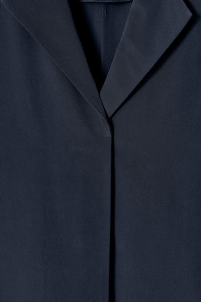 COS キャンプカラーシルクシャツ