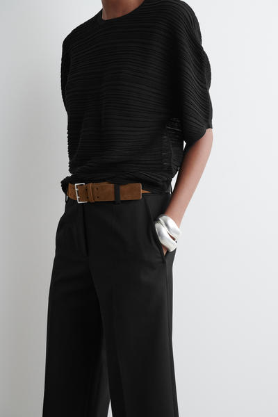 COS ウールブレンドカプリパンツ