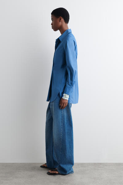 COS ダブルブレストシャツ