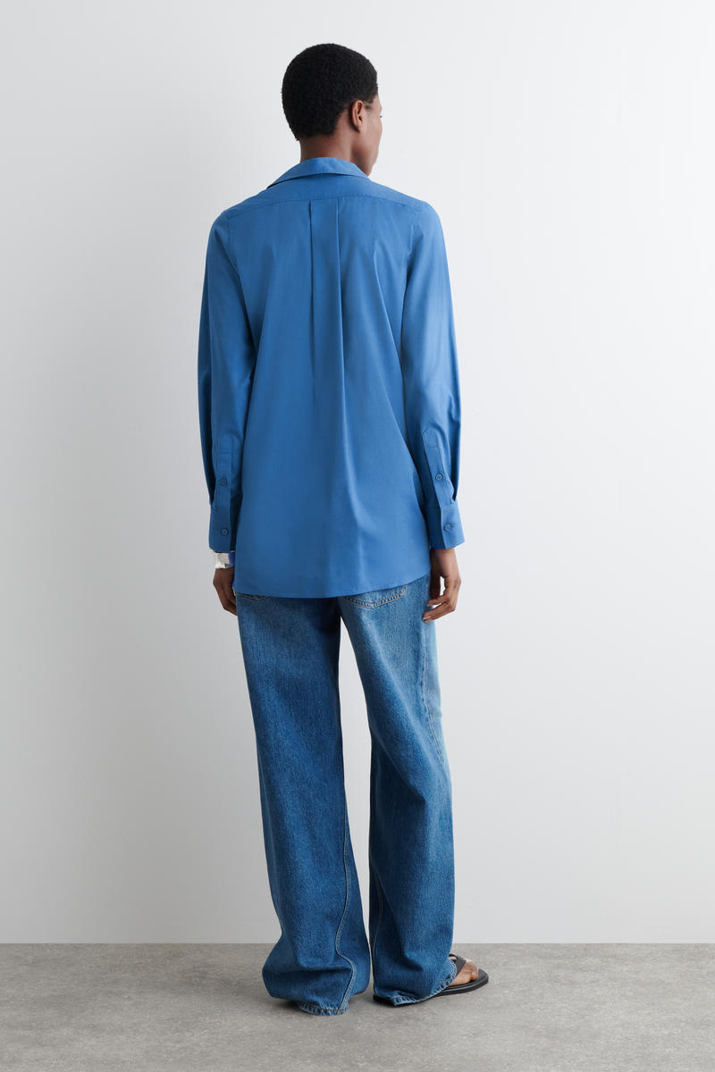 COS ダブルブレストシャツ