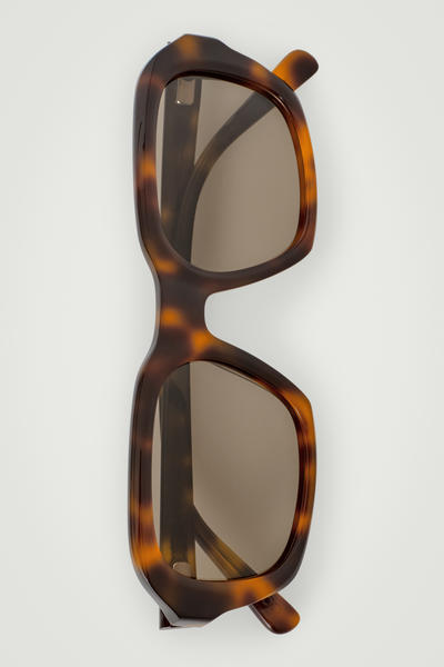 COS スクエアフレーム アビエイターサングラス