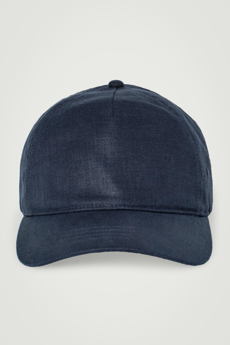 COS リネンベースボールキャップ