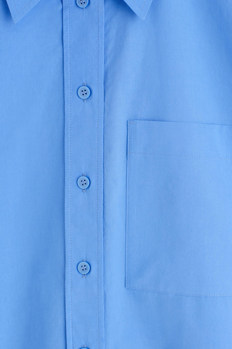 COS テーラードピマコットンシャツ