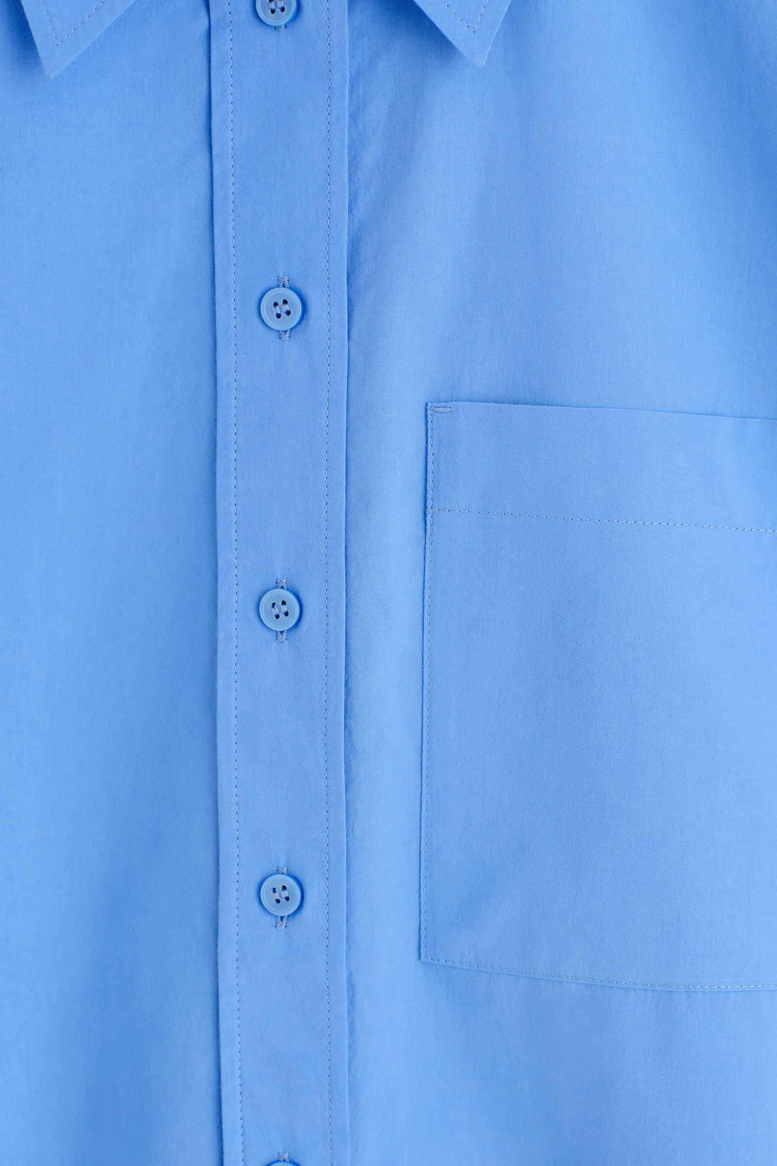 TAILORED PIMA COTTON SHIRT テーラードピマコットンシャツ ブルー 