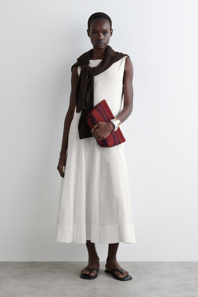 COS ストライプポーチ