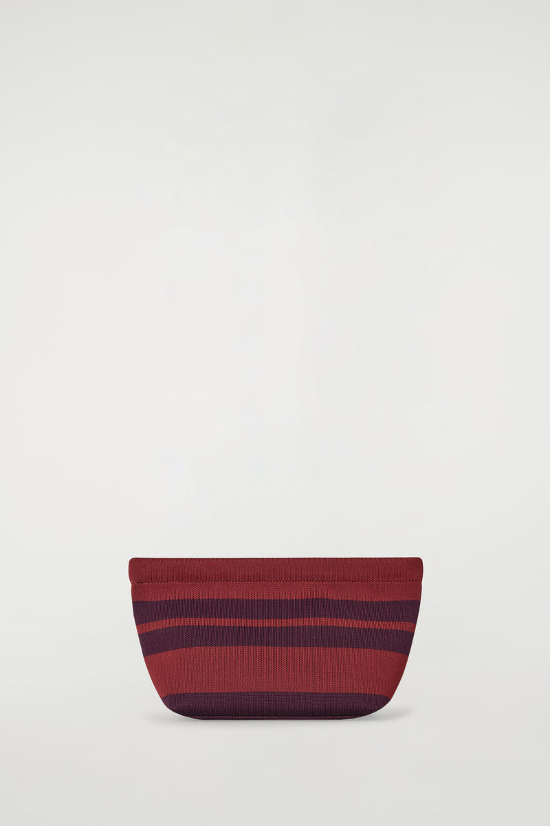 COS ストライプポーチ