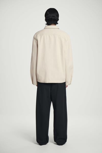 COS チェーンステッチデニムオーバーシャツ