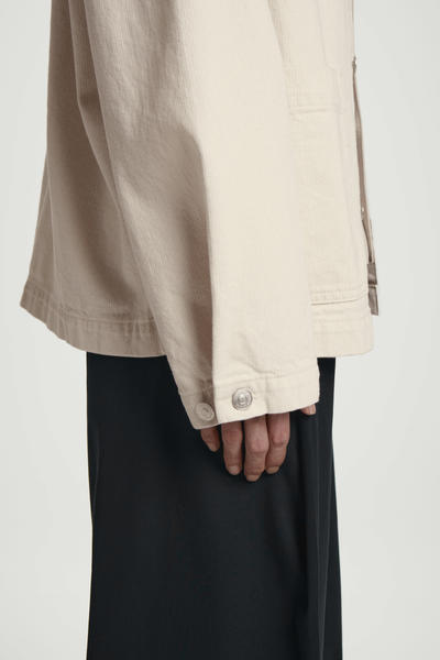 COS チェーンステッチデニムオーバーシャツ