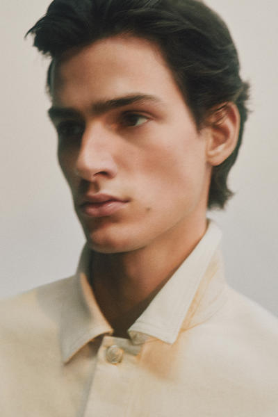 COS チェーンステッチデニムオーバーシャツ