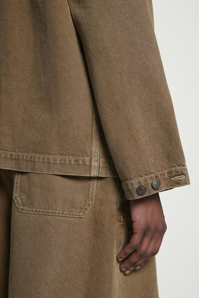 COS チェーンステッチデニムオーバーシャツ