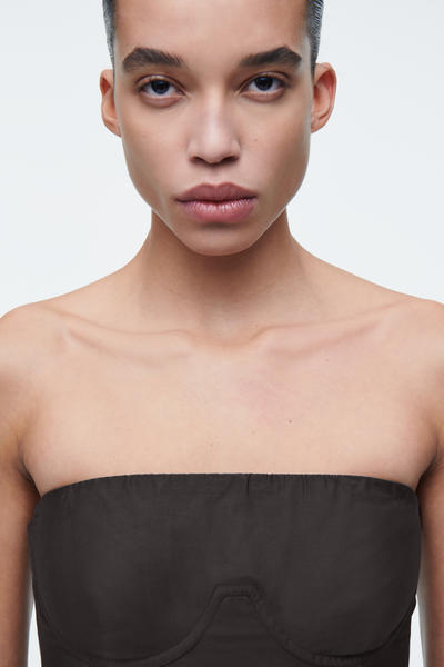 COS コルセットバンドゥーボディスーツ