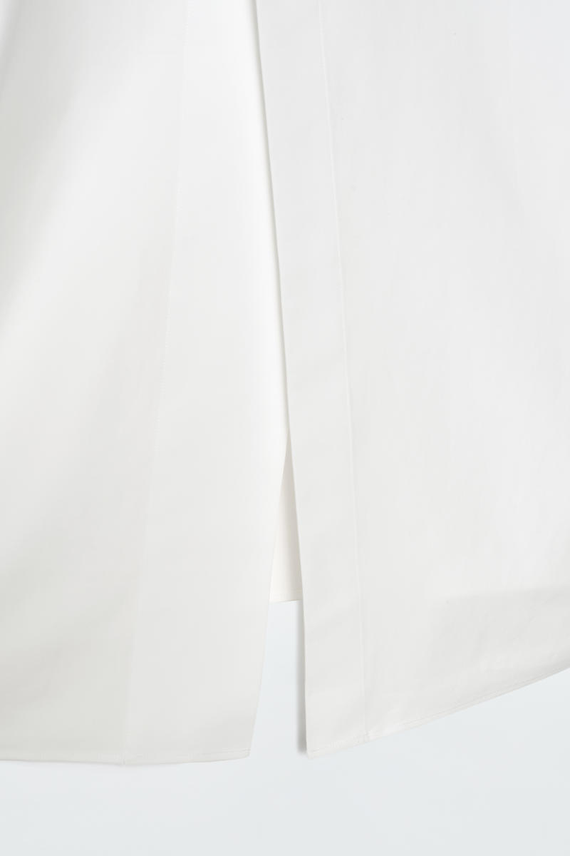 COS ハーフジップブルゾンシャツ