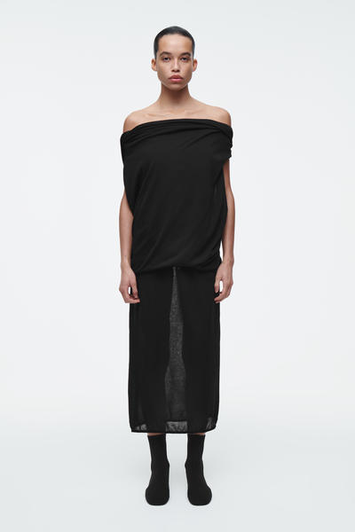 COS ドレープニットトップス