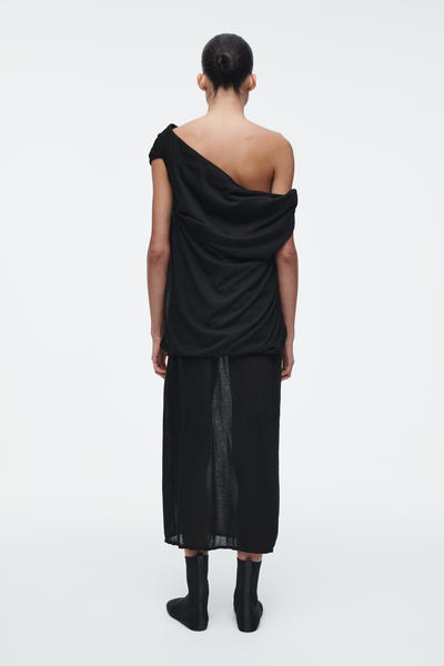 COS シアーニットスカート