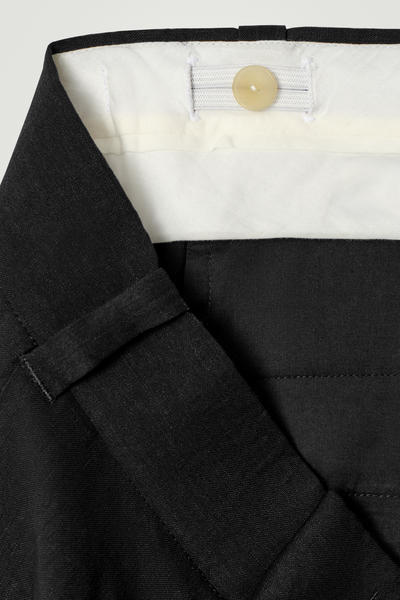 COS リネンブレンドワイドパンツ