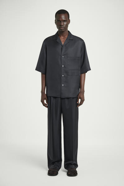 COS シルクリゾートシャツ