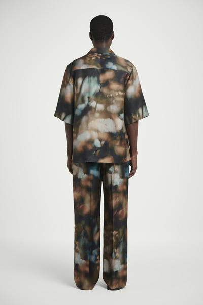 COS シルクリゾートシャツ