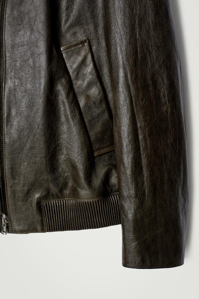 COS レザーアビエータージャケット