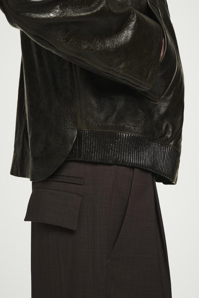 COS レザーアビエータージャケット