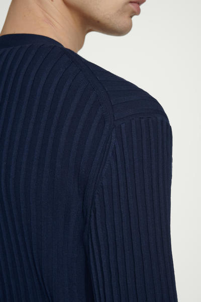 COS シルクコットンジップアップカーディガン