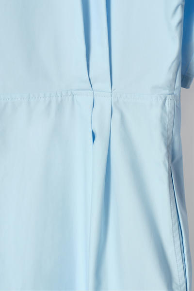 COS パフスリーブコットンミニワンピース