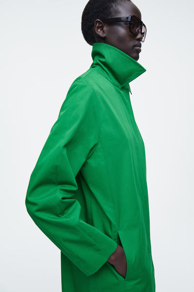 COS コットンカーコート