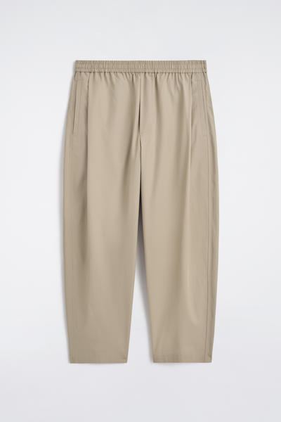 COS クロップドゴム入りワイドレッグパンツ