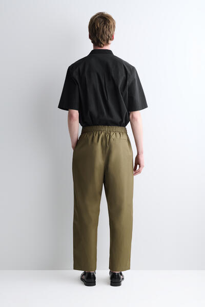 COS クロップドゴム入り ワイドレッグパンツ