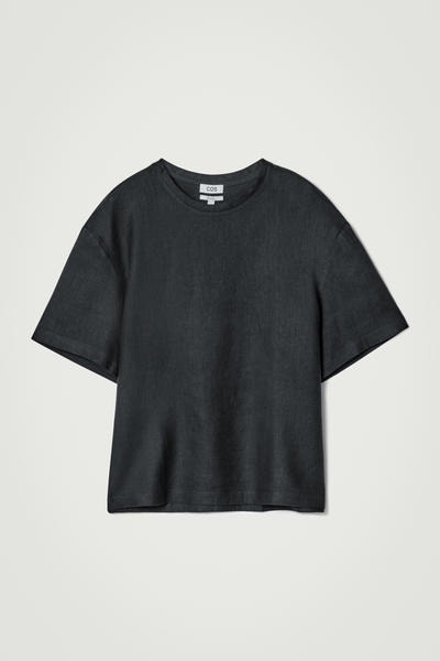 COS オーバーサイズリネンTシャツ