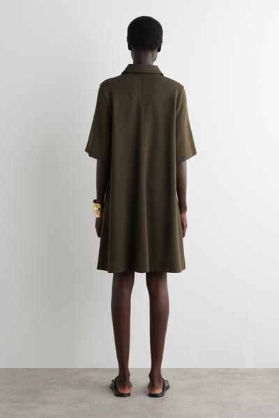 COS ジャージーポロミニドレス