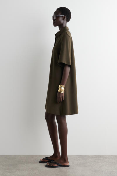 COS ジャージーポロミニドレス