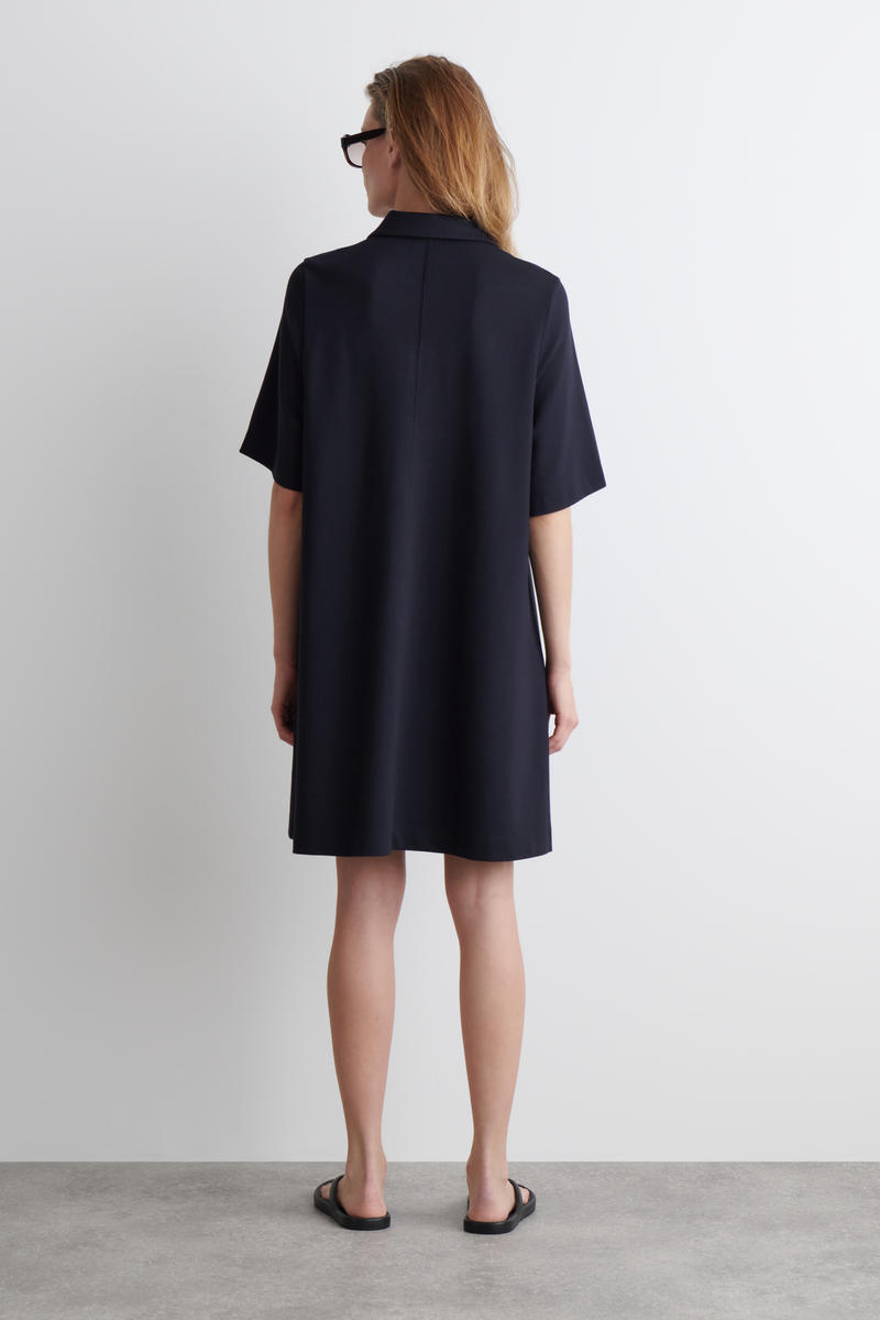 COS ジャージーポロミニドレス