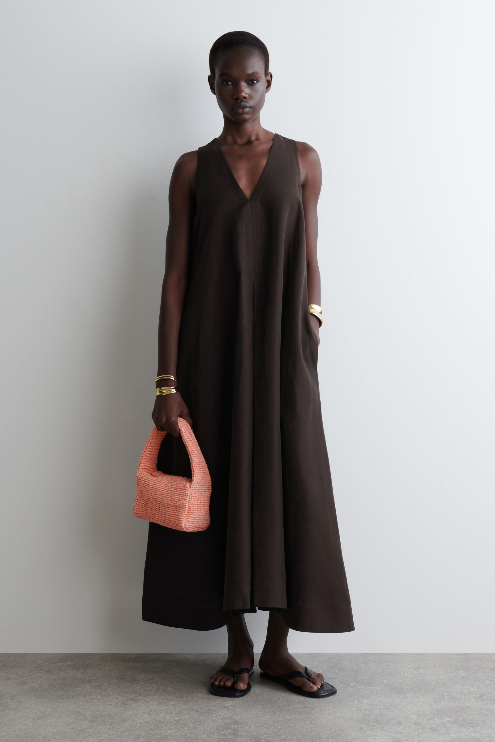 SLOUCHY MINI TOTE BAG - RAFFIA ラフィア スラウチーミニトートバッグ