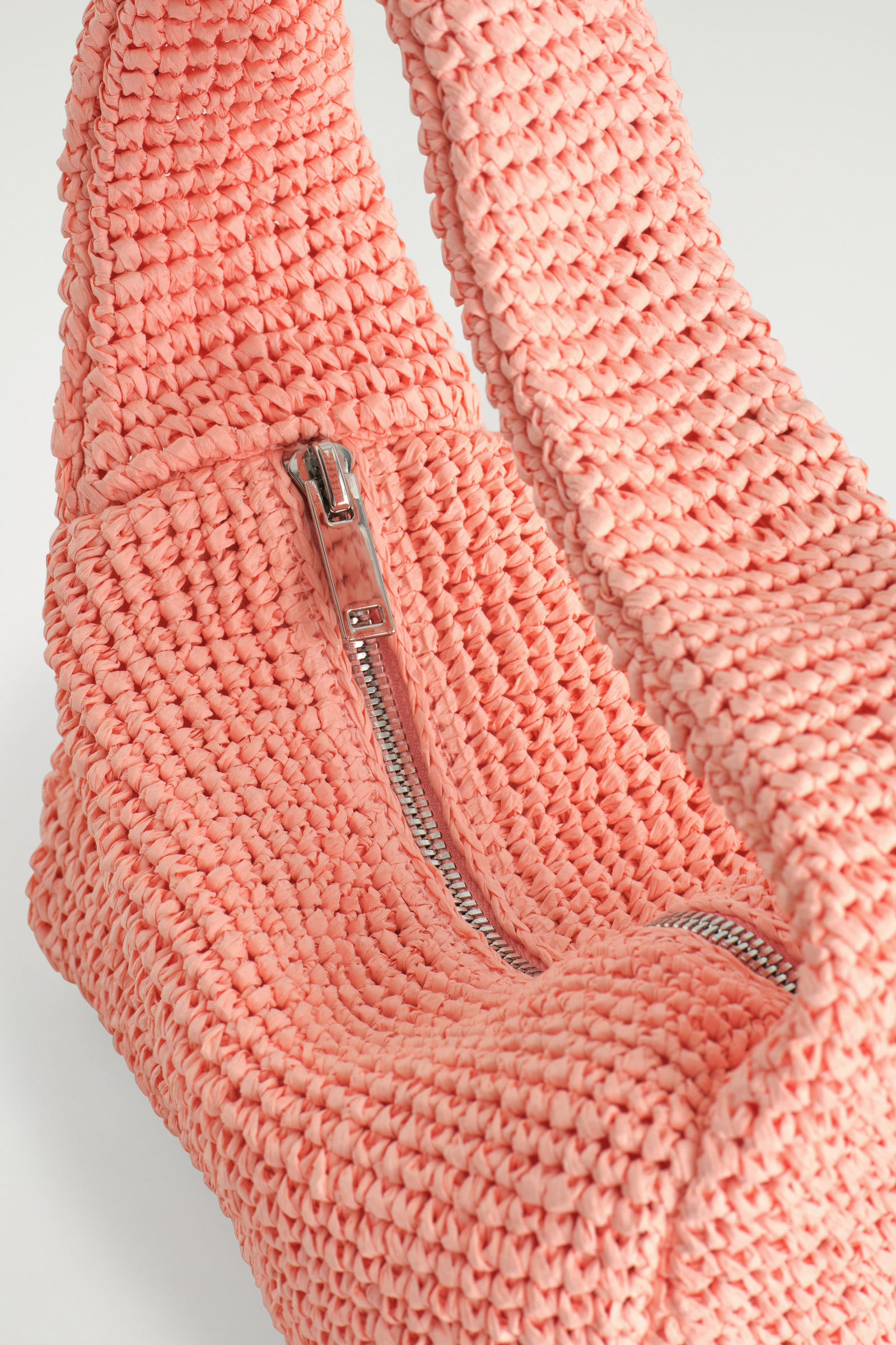 SLOUCHY MINI TOTE BAG - RAFFIA ラフィア スラウチーミニトートバッグ