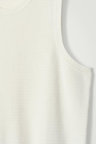 COS ニットコットンタンクトップ