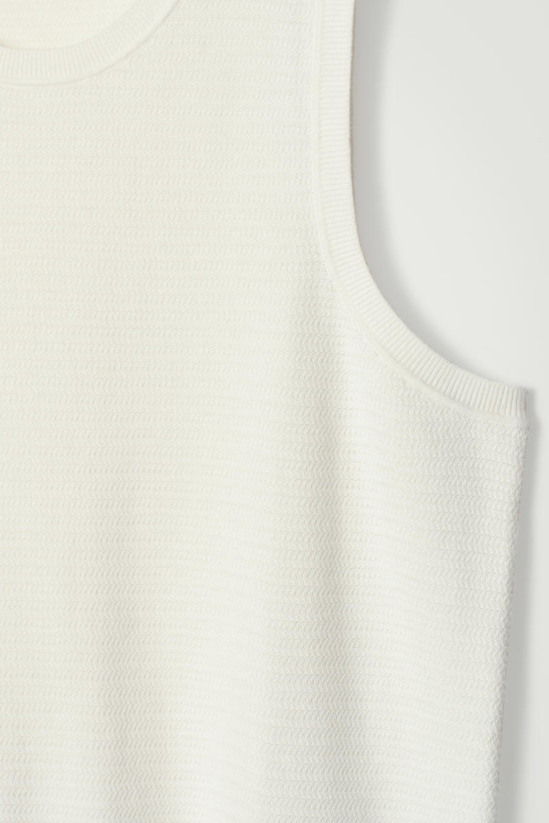 COS ニットコットンタンクトップ