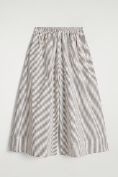 COS シアサッカーキュロット