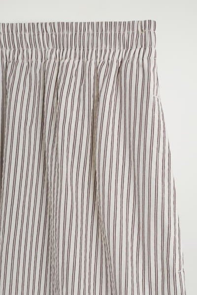 COS シアサッカーキュロット