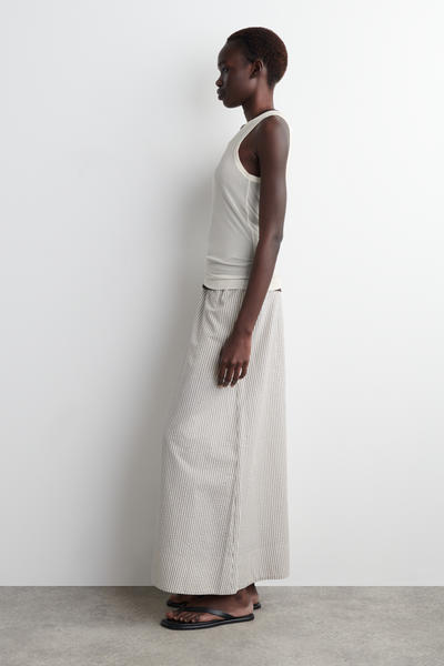 COS シアサッカーキュロット