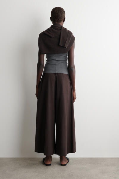 COS シアサッカーキュロット